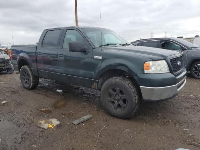 1FTRW12W76KB73475 - 2006 FORD F-150 SUPERCREW GREEN photo 4