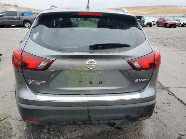 JN1BJ1CR9HW137407 - 2017 NISSAN ROGUE S GRAY photo 6