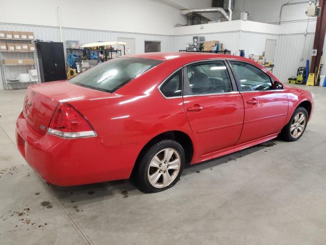 2G1WF5E39C1280768 - 2012 CHEVROLET IMPALA LS RED photo 3