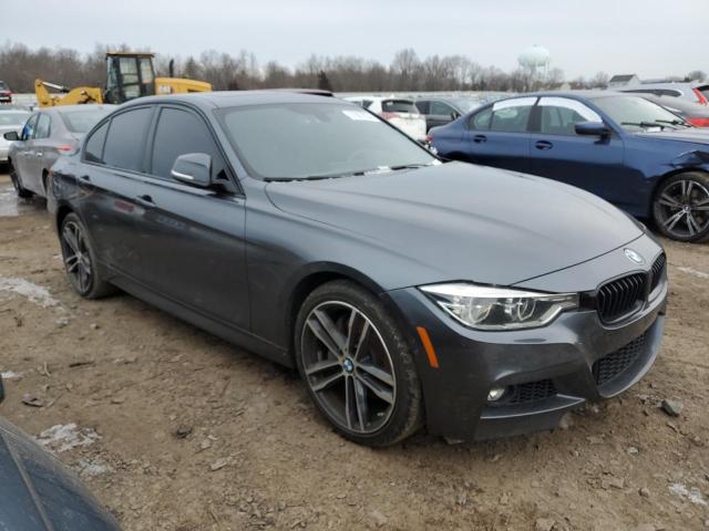 WBA8B7C53JA585761 - 2018 BMW 340 XI GRAY photo 4