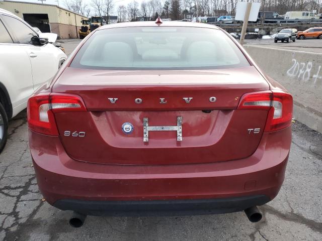 YV1612FS7D2190962 - 2013 VOLVO S60 T5 RED photo 6