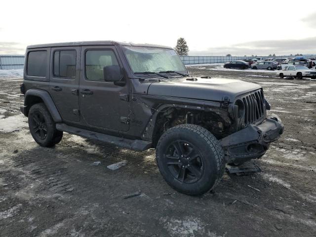 1C4HJXEG4LW314122 - 2020 JEEP WRANGLER U SAHARA GRAY photo 4