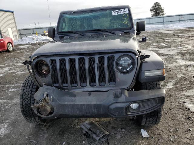 1C4HJXEG4LW314122 - 2020 JEEP WRANGLER U SAHARA GRAY photo 5