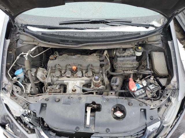 19XFB2F57EE033594 - 2014 HONDA CIVIC LX GRAY photo 11