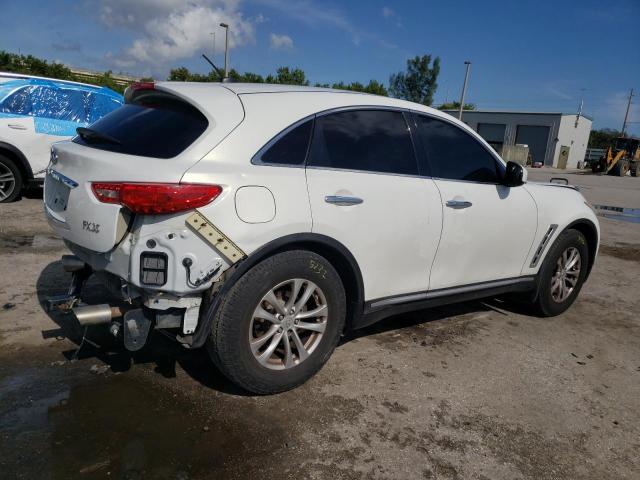 JNRAS18WX9M153116 - 2009 INFINITI FX35 WHITE photo 3