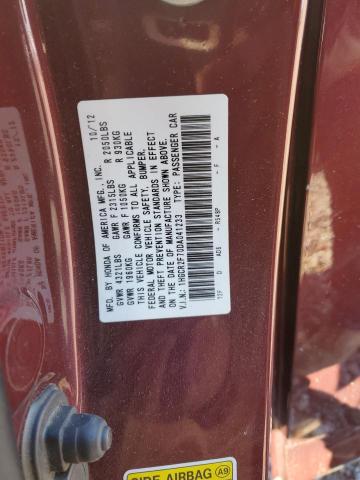 1HGCR2F70DA041233 - 2013 HONDA ACCORD EX BURGUNDY photo 12