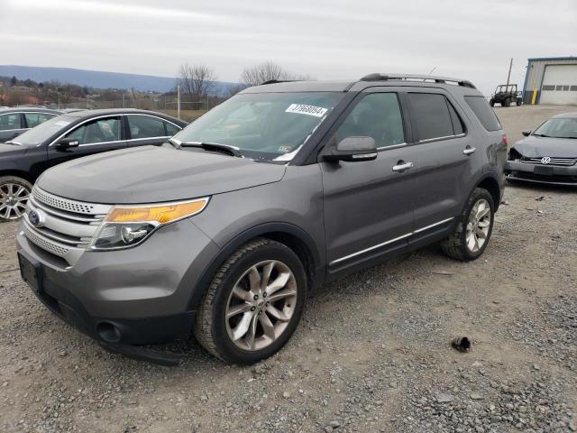 1FM5K8D85DGC22881 - 2013 FORD EXPLORER XLT GRAY photo 1