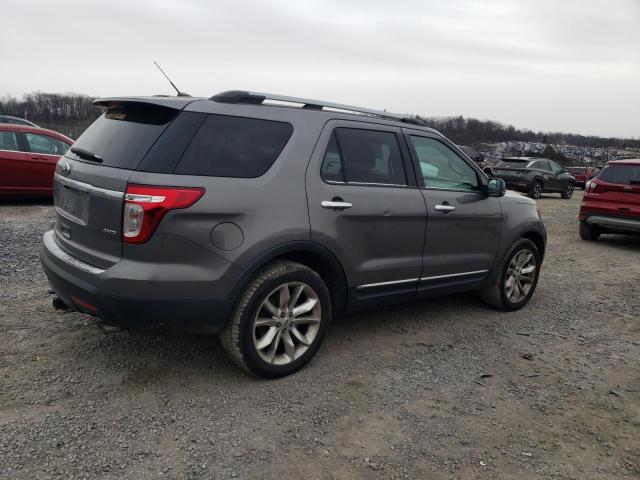 1FM5K8D85DGC22881 - 2013 FORD EXPLORER XLT GRAY photo 3