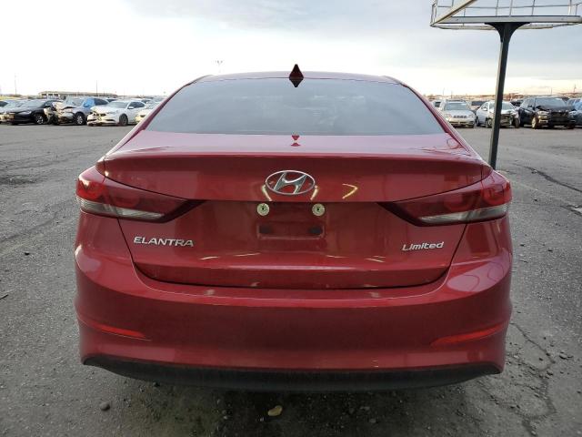 KMHD84LF3HU365516 - 2017 HYUNDAI ELANTRA SE RED photo 6