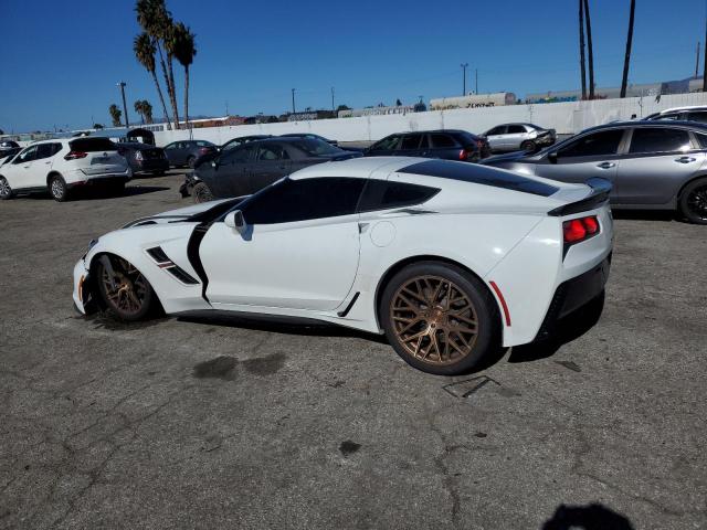 1G1YV2D78J5105616 - 2018 CHEVROLET CORVETTE GRAND SPORT 1LT WHITE photo 2