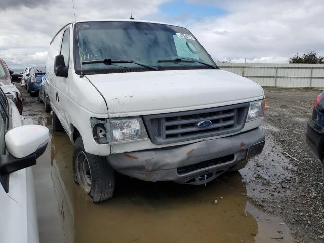 1FTNE14W57DA38676 - 2007 FORD ECONOLINE E150 VAN WHITE photo 4