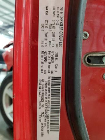 1D7RV1GT8BS690236 - 2011 DODGE RAM 1500 RED photo 12