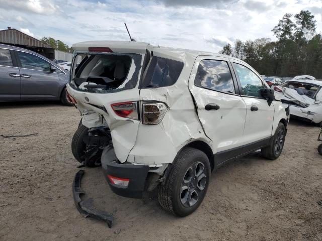 MAJ3S2FE4MC404046 - 2021 FORD ECOSPORT S WHITE photo 3