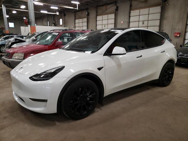 7SAYGAEE0PF663429 - 2023 TESLA MODEL Y WHITE photo 1