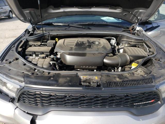 1C4RDHDG3MC761708 - 2021 DODGE DURANGO GT SILVER photo 12