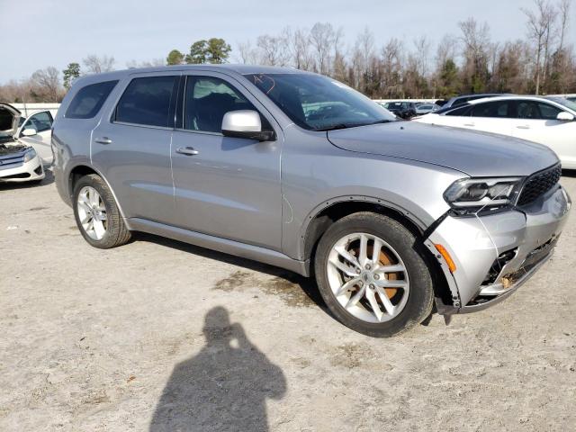 1C4RDHDG3MC761708 - 2021 DODGE DURANGO GT SILVER photo 4