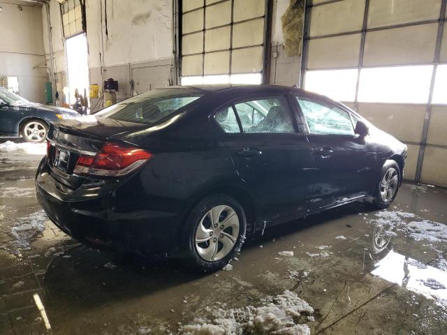 2HGFB2F50DH523833 - 2013 HONDA CIVIC LX BLACK photo 3