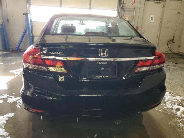 2HGFB2F50DH523833 - 2013 HONDA CIVIC LX BLACK photo 6