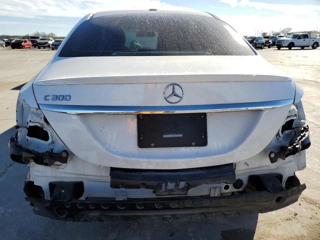 55SWF4JB4JU277364 - 2018 MERCEDES-BENZ C 300 WHITE photo 6