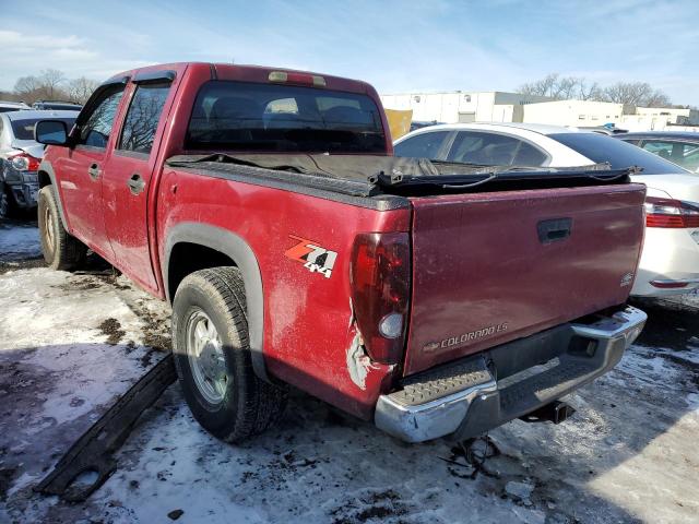 1GCDT136858115940 - 2005 CHEVROLET COLORADO RED photo 2