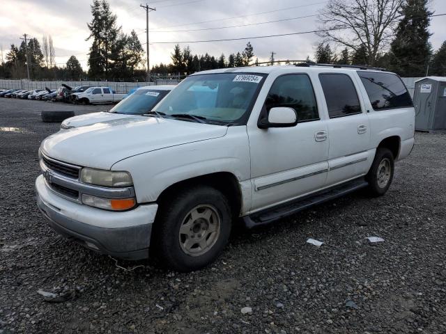 3GNEC16T81G243886 - 2001 CHEVROLET SUBURBAN C1500 WHITE photo 1