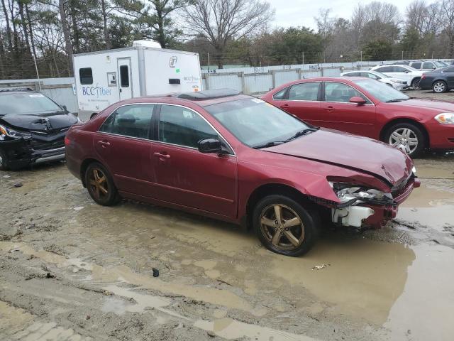 1HGCM56765A180977 - 2005 HONDA ACCORD EX MAROON photo 4