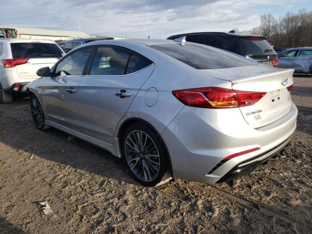 KMHD04LB7JU506162 - 2018 HYUNDAI ELANTRA SPORT SILVER photo 2