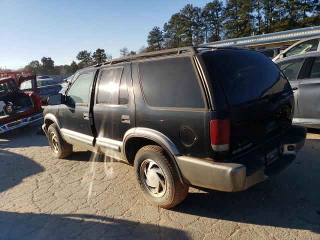 1GNDT13W4Y2127792 - 2000 CHEVROLET BLAZER BLACK photo 2