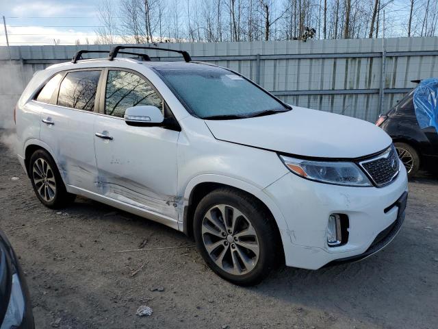 5XYKWDA71EG522874 - 2014 KIA SORENTO SX WHITE photo 4