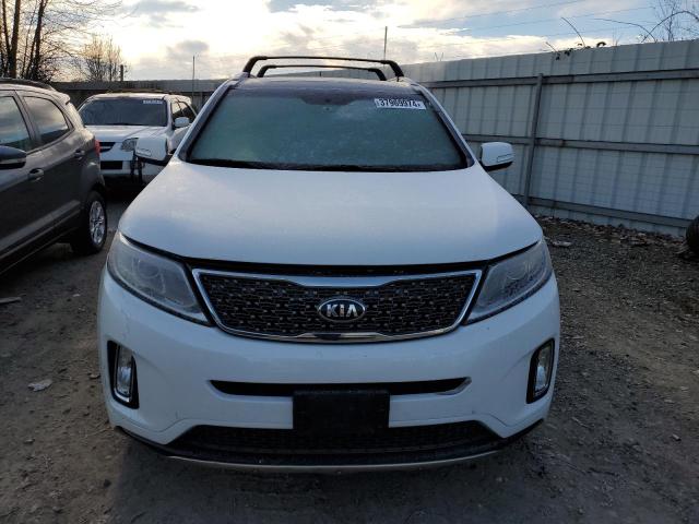 5XYKWDA71EG522874 - 2014 KIA SORENTO SX WHITE photo 5