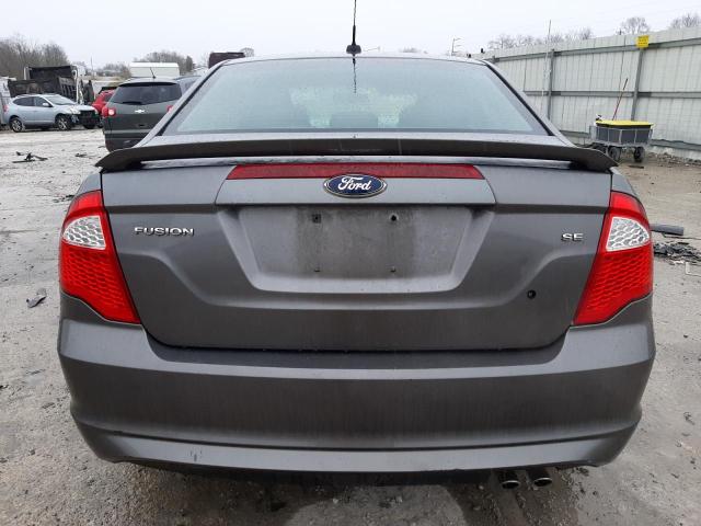 3FAHP0HA8BR285003 - 2011 FORD FUSION SE GRAY photo 6