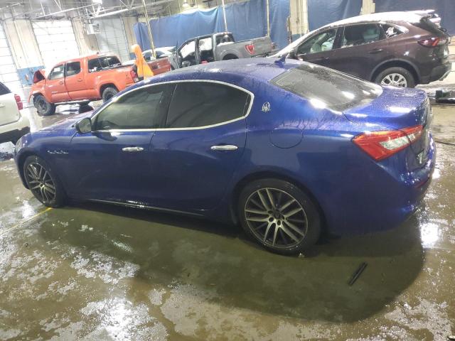 ZAM57YTA3J1287197 - 2018 MASERATI GHIBLI S BLUE photo 2