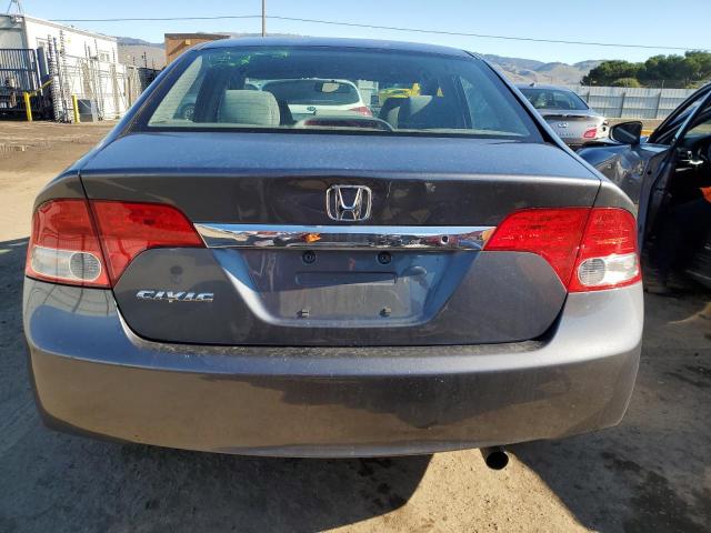 19XFA16589E047815 - 2009 HONDA CIVIC LX GRAY photo 6