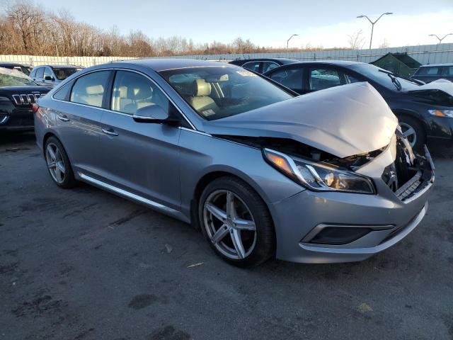 5NPE34AF2FH143342 - 2015 HYUNDAI SONATA SPORT SILVER photo 4