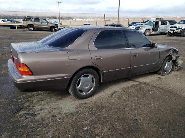 JT8BH28FXW0102368 - 1998 LEXUS LS 400 BROWN photo 3