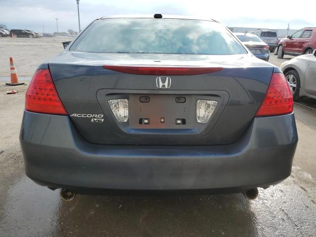 1HGCM66506A026125 - 2006 HONDA ACCORD EX GRAY photo 6