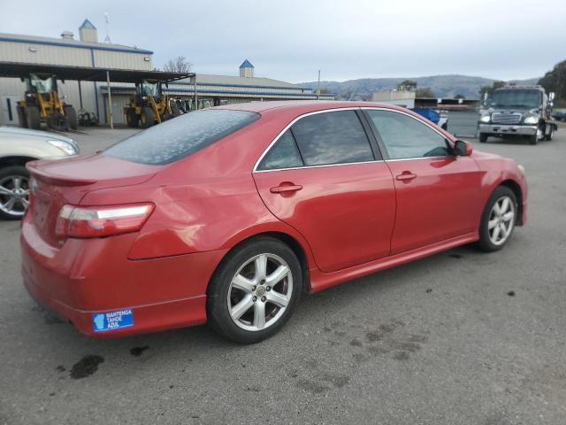 4T1BK46K97U005425 - 2007 TOYOTA CAMRY LE RED photo 3