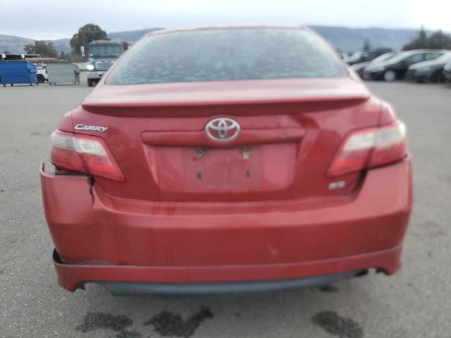 4T1BK46K97U005425 - 2007 TOYOTA CAMRY LE RED photo 6