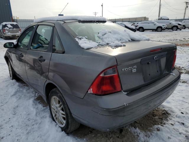 1FAHP34N07W187372 - 2007 FORD FOCUS S ZX4 GRAY photo 2