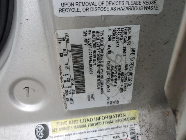 5LMFU27596LJ03882 - 2006 LINCOLN NAVIGATOR ვერცხლისფერი ფოტო 13