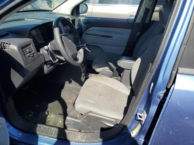 1J8FF47W07D383203 - 2007 JEEP COMPASS BLUE photo 7