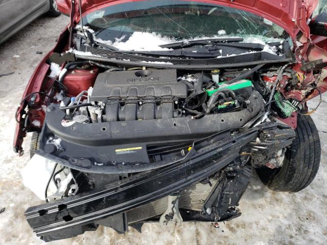 3N1AB7AP6KY364969 - 2019 NISSAN SENTRA S RED photo 11