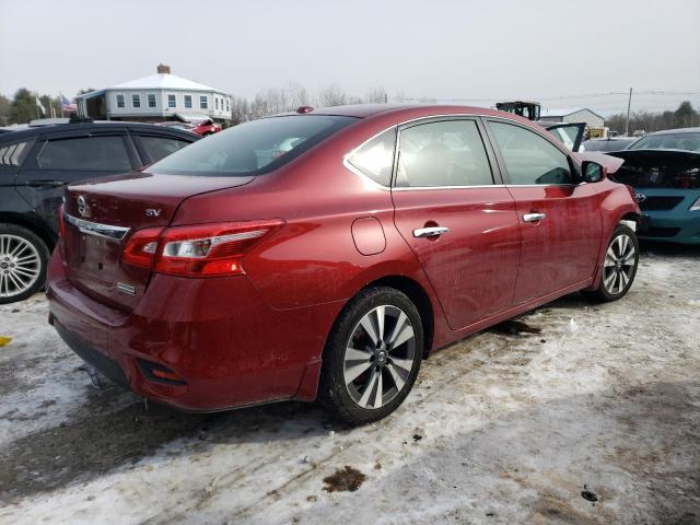 3N1AB7AP6KY364969 - 2019 NISSAN SENTRA S RED photo 3