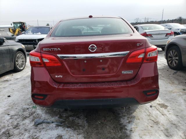 3N1AB7AP6KY364969 - 2019 NISSAN SENTRA S RED photo 6