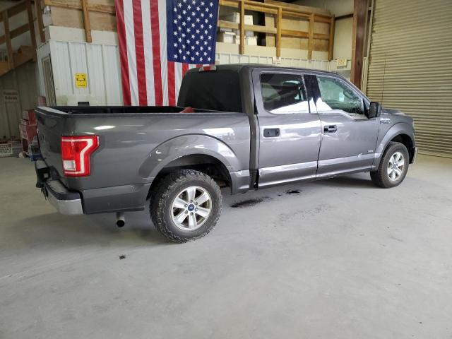 1FTEW1CP1HKD27087 - 2017 FORD F150 SUPERCREW GRAY photo 3