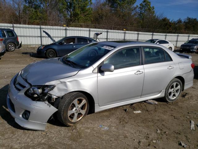2T1BU4EE3CC891811 - 2012 TOYOTA COROLLA BASE SILVER photo 1