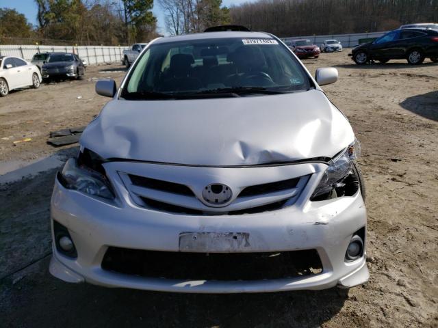 2T1BU4EE3CC891811 - 2012 TOYOTA COROLLA BASE SILVER photo 5