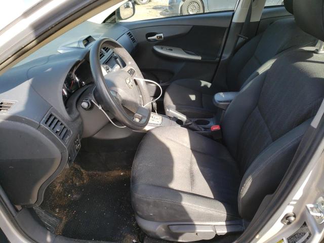 2T1BU4EE3CC891811 - 2012 TOYOTA COROLLA BASE SILVER photo 7