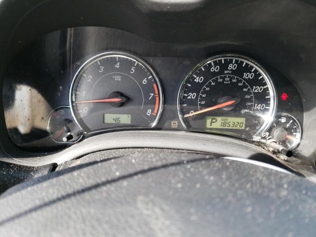 2T1BU4EE3CC891811 - 2012 TOYOTA COROLLA BASE SILVER photo 9