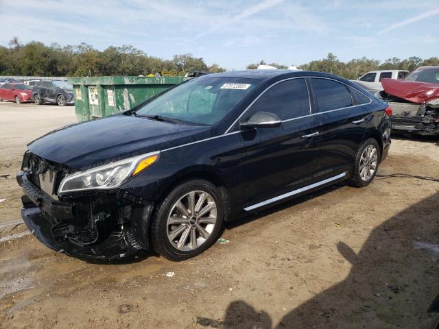 5NPE34AF5HH549148 - 2017 HYUNDAI SONATA SPORT BLACK photo 1